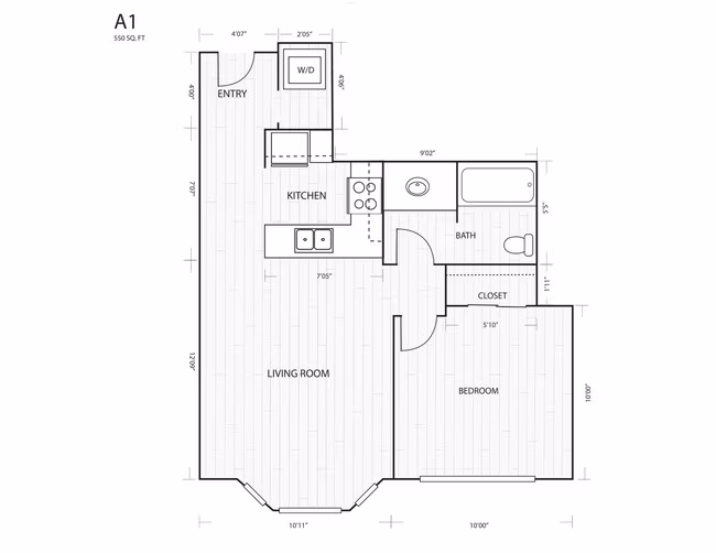 A1C 11A floor plan
