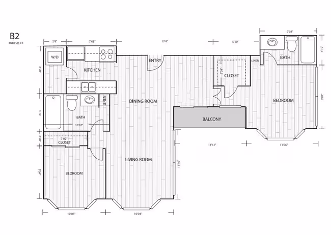 B2 19K floor plan