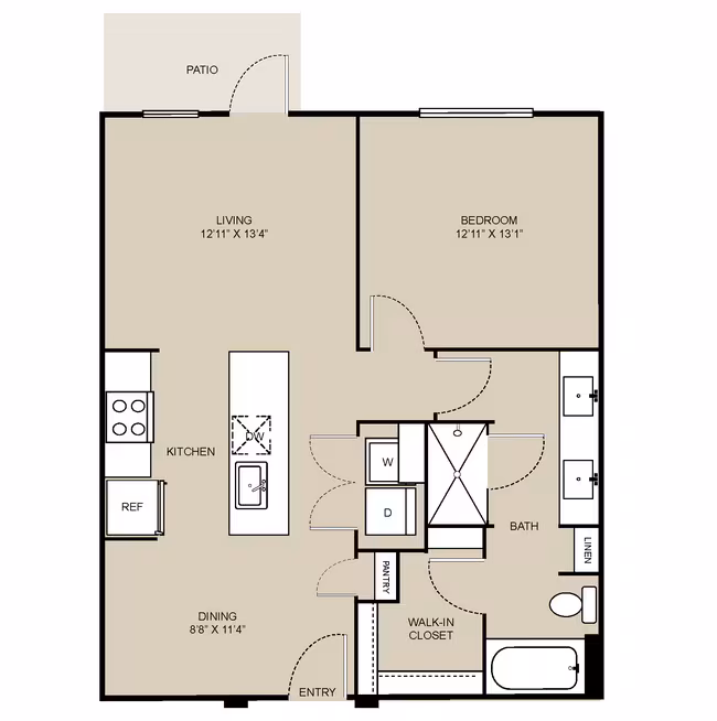 Unit 1328 1328 floor plan