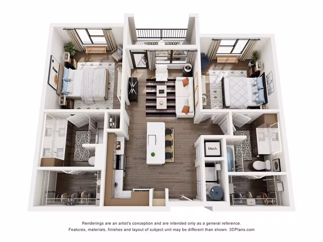 B1 2203 floor plan