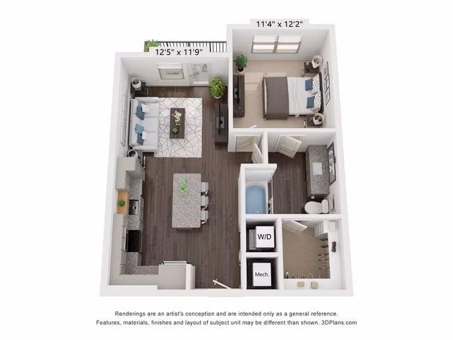 Unit 03309 09203 floor plan