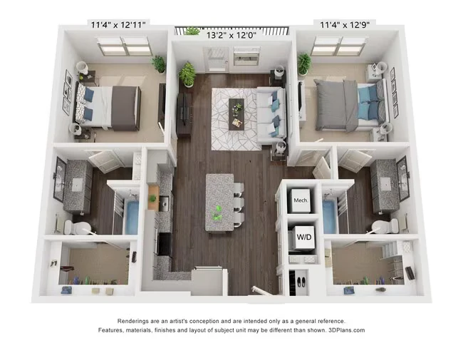 Unit 06307 06307 floor plan