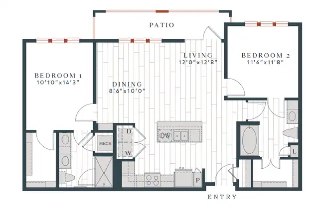 Unit 11206 11206 floor plan