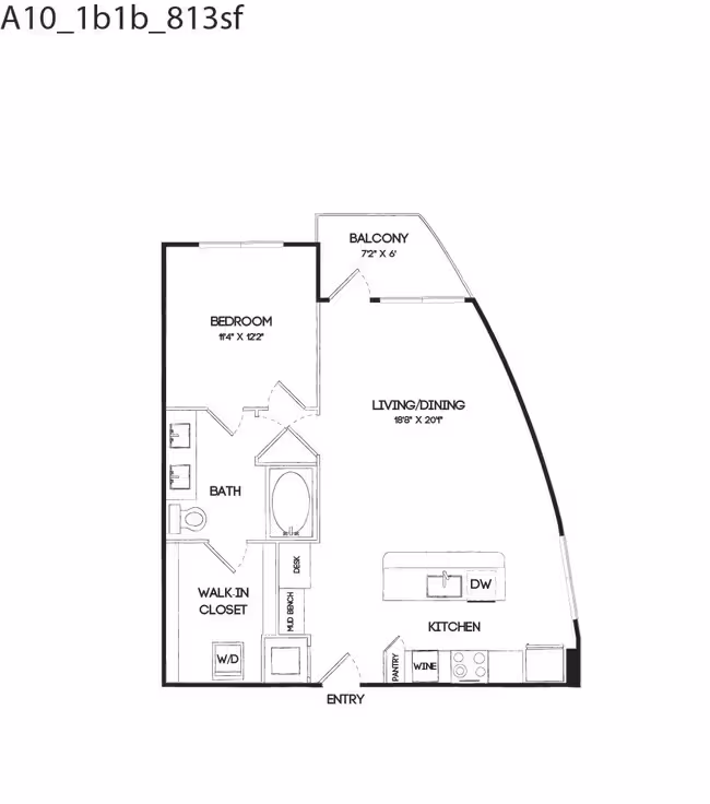 Unit 835 835 floor plan