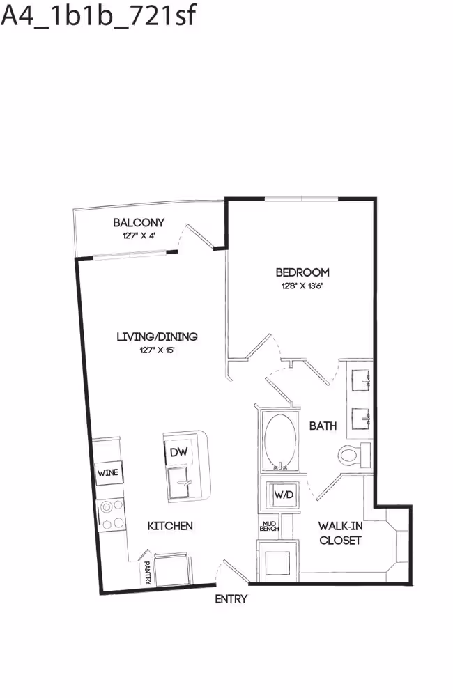 Unit 619 619 floor plan