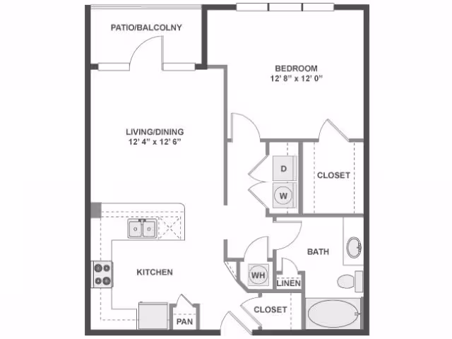 Unit 1-1447 1-1447 floor plan