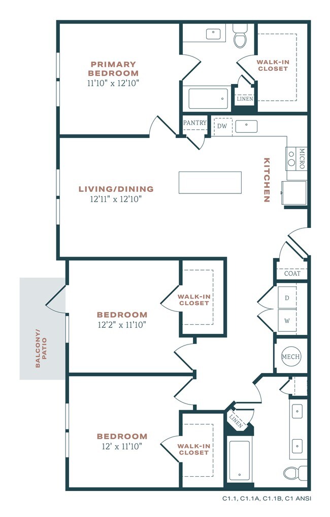 Unit 07204 07204 floor plan