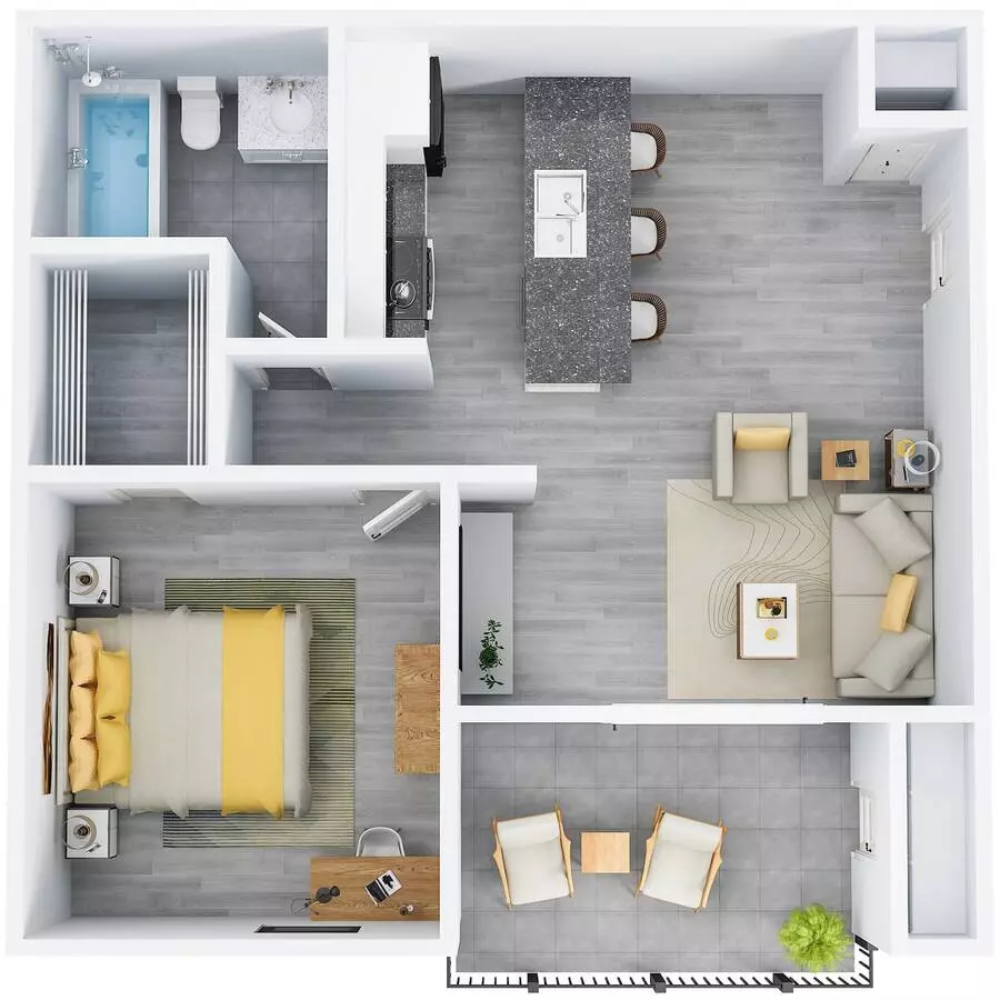 Unit 523 523 floor plan