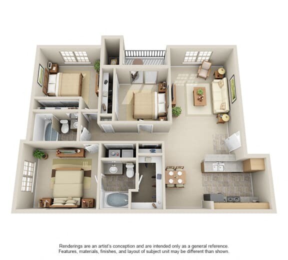 Unit 1523 1523 floor plan