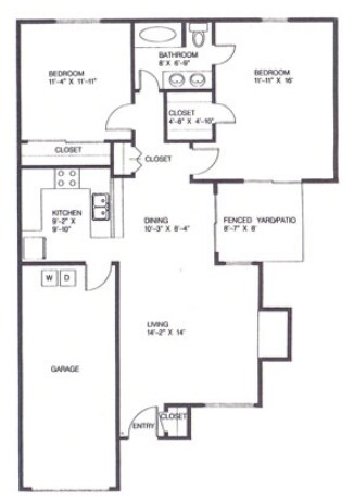 Unit 2206A 2206A floor plan