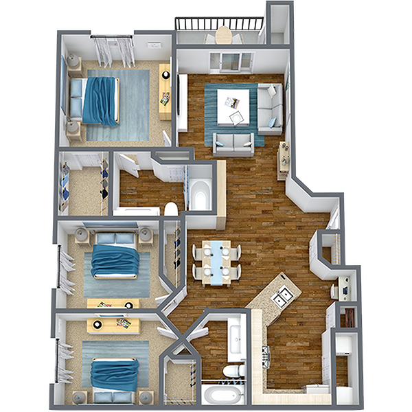 Unit 5-5209 5-5109 floor plan