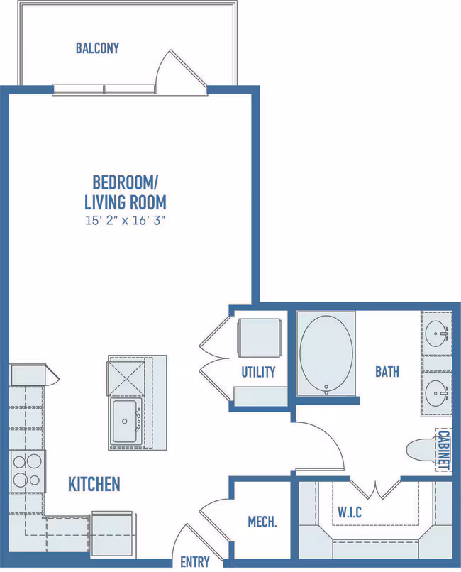 E1 1102 floor plan
