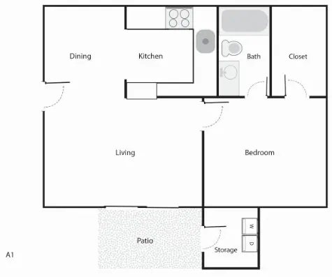 A1 3128 floor plan
