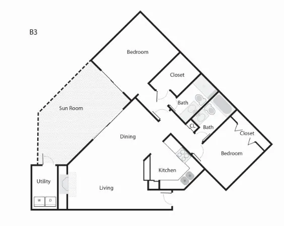 B1 1070 floor plan