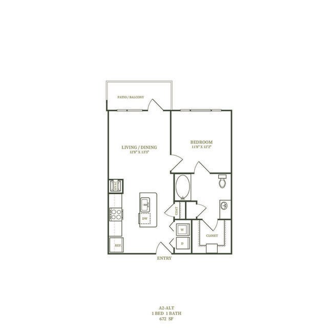 Unit 3445 3445 floor plan