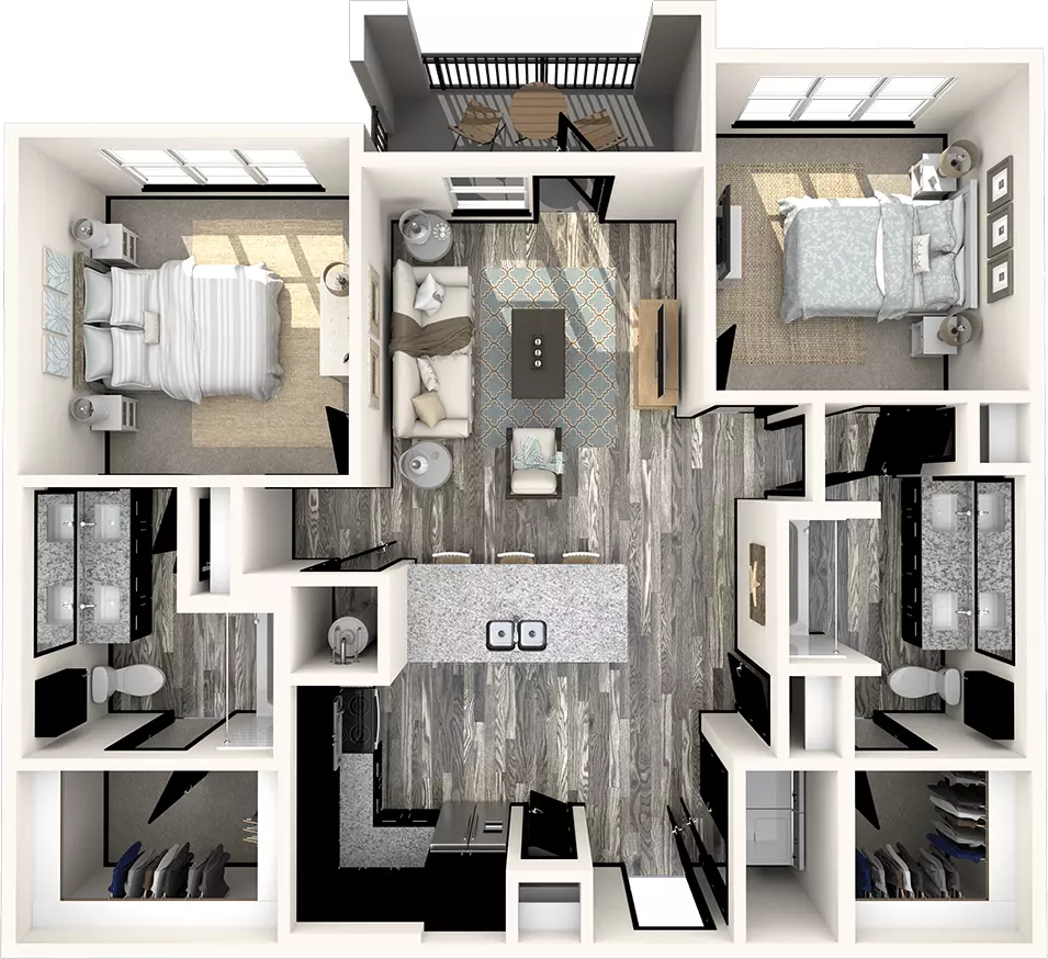 B2A 0321 floor plan