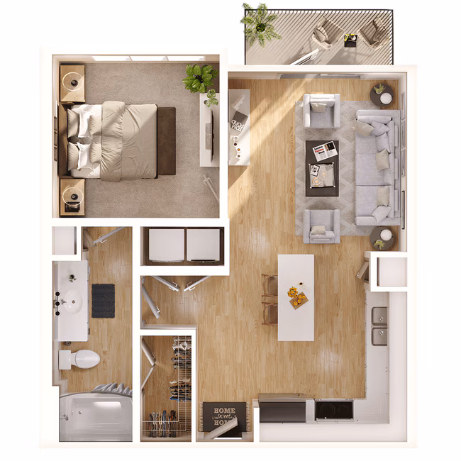 Unit 7212 1212 floor plan