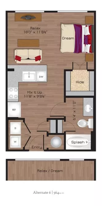 E1 1097 floor plan