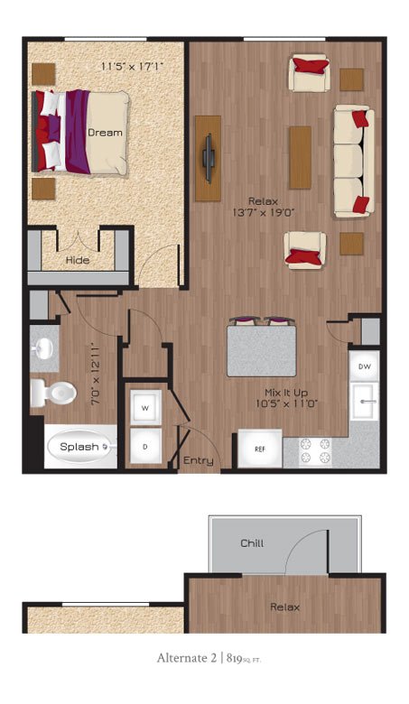 Unit 2086 2086 floor plan