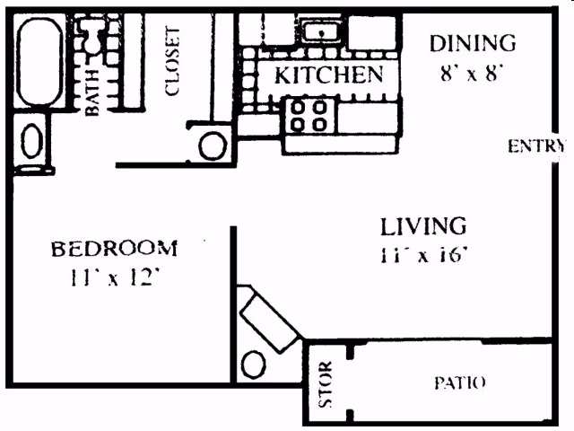 Unit 1124 1125 floor plan