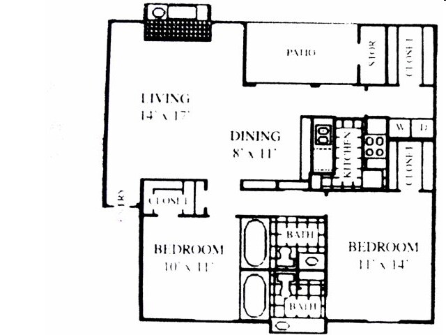 Unit 1014 1014 floor plan