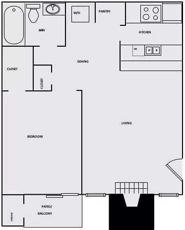 Unit 314C 189G floor plan