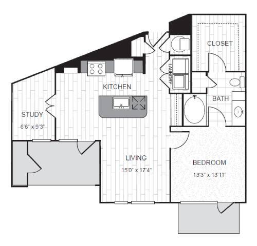 Unit 3130 2130 floor plan