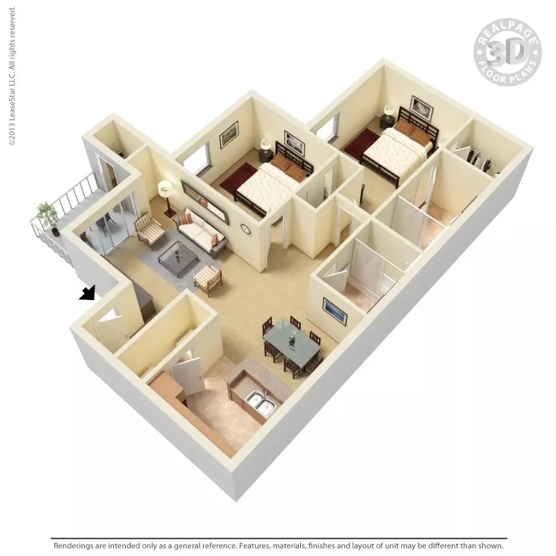 B1 525 floor plan