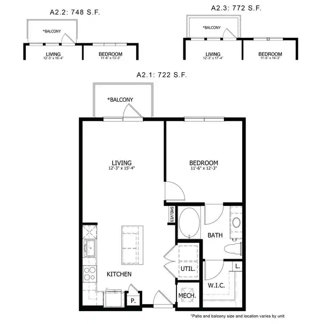 Unit 21216 4211 floor plan