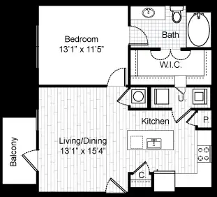 Unit 2301 2301 floor plan