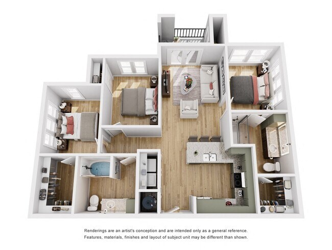 Unit 3-4208 3-4208 floor plan