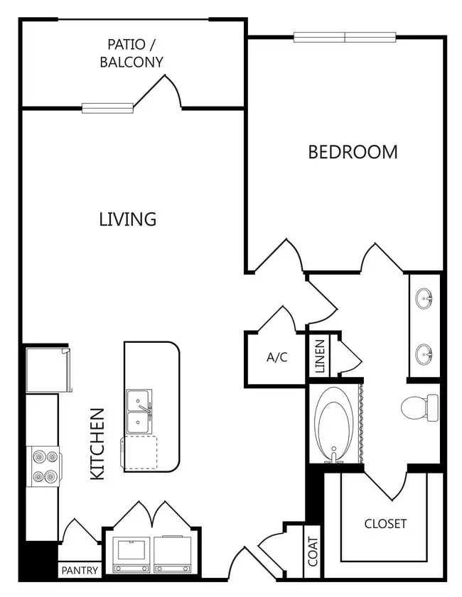 Unit 1425 1425 floor plan