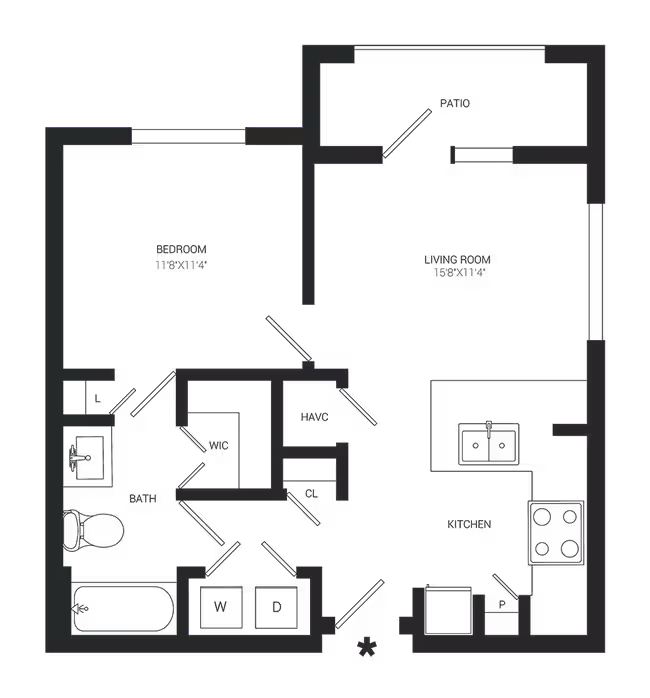 Unit 2315 2315 floor plan