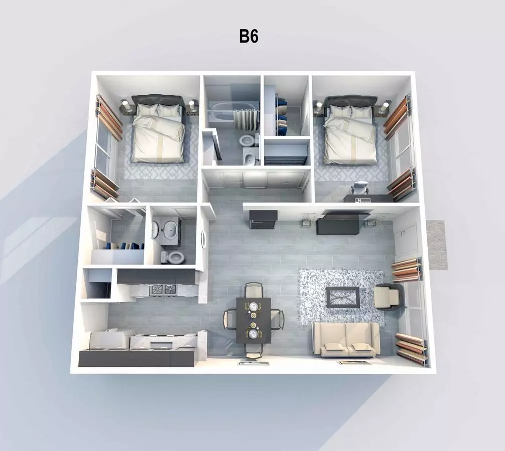 Unit 2055 2055 floor plan