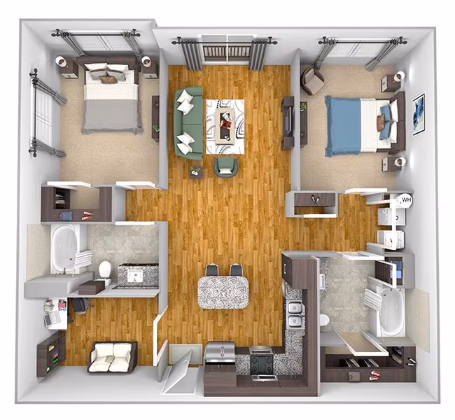 Unit 1416 1416 floor plan