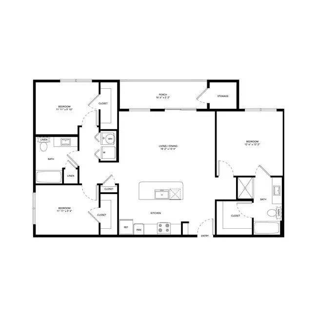 Unit 1022 1022 floor plan