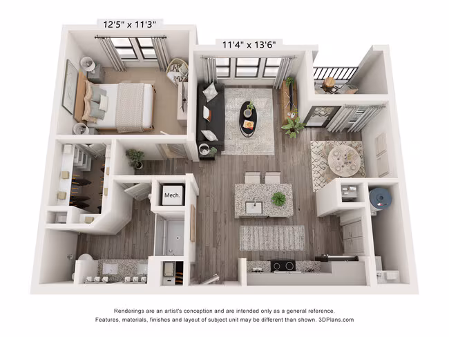 Unit 1203 1203 floor plan