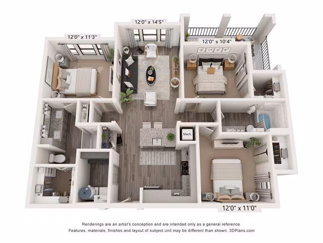 C1 4302 floor plan