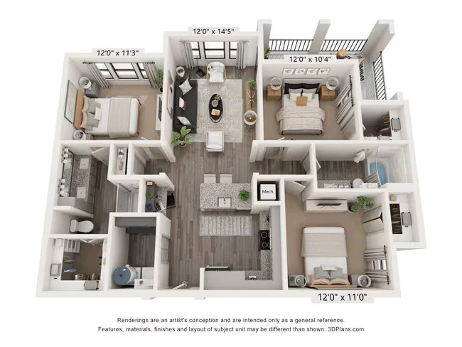 C1 4302 floor plan
