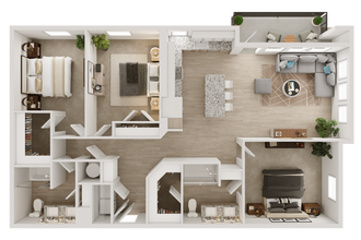 C1 4-4317 floor plan