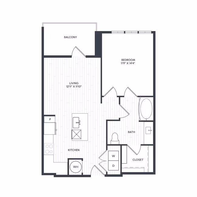 Unit 1405 1405 floor plan