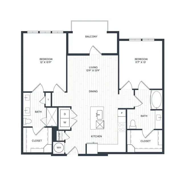 Unit 1510 1510 floor plan