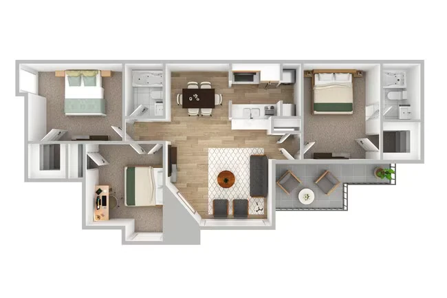 C1 2064 floor plan
