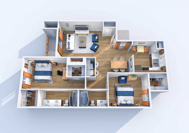 Unit 1406 1406 floor plan