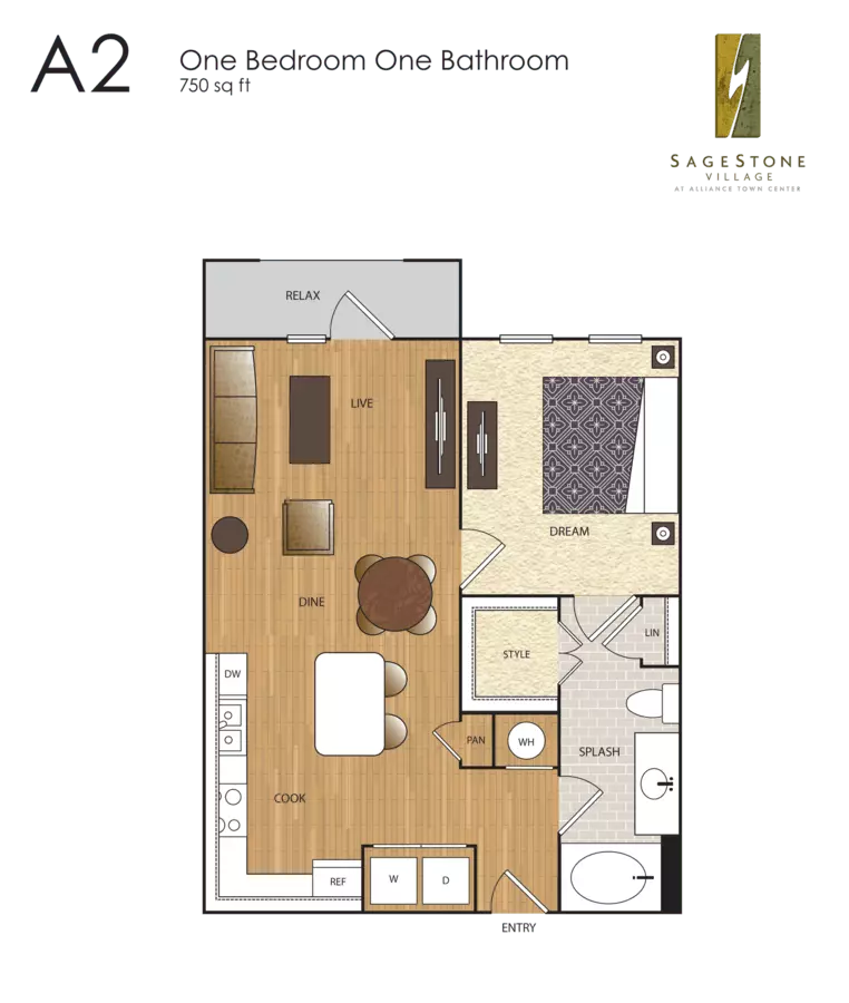 Unit 6211 6305 floor plan