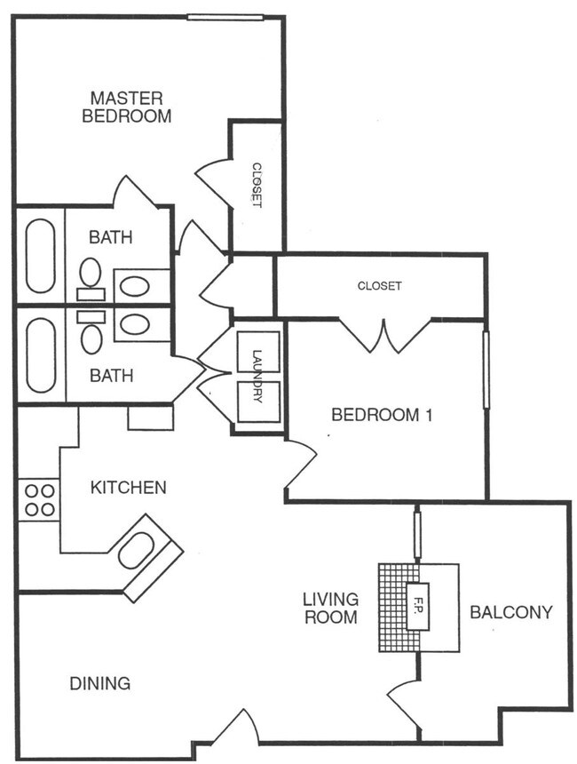 Unit 1232 1232 floor plan