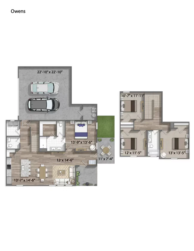 Owens 2758PP floor plan