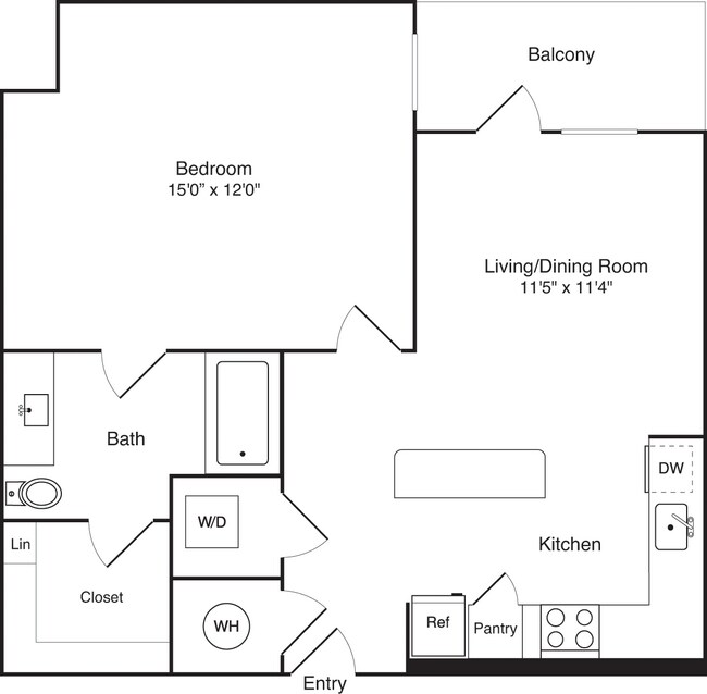 Unit 1-435 1-389 floor plan
