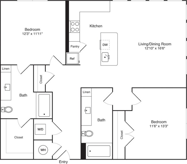 Unit 1-187 1-371 floor plan