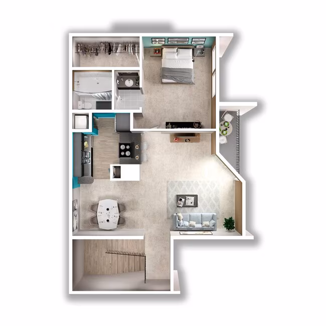 A4 1608 floor plan